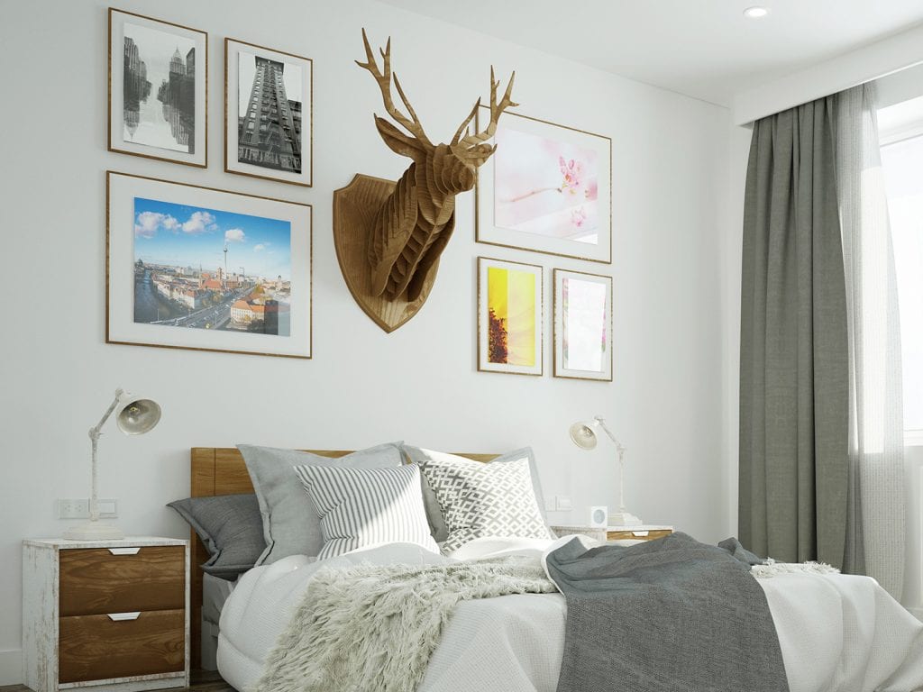 Дизайнерское украшение из дерева или картона, которое можно сделать дома - подвеска на стену будет тонким, но привлекательным украшением